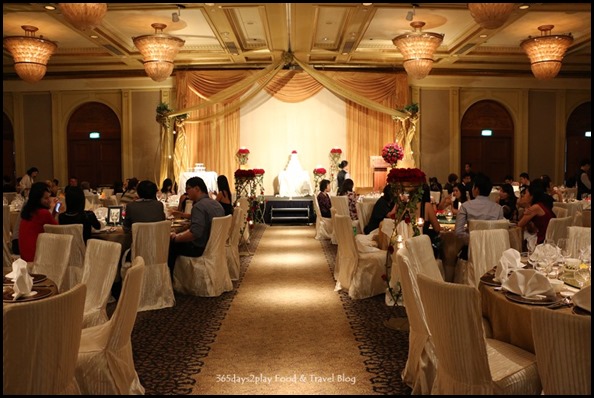 Four Seasons Hotel Wedding Dinner - Stage view