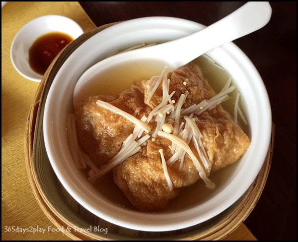 Sze Chuan Court - Braised Bean Curd Skin Roll, Enoki Mushrooms, Superior Broth $7.80