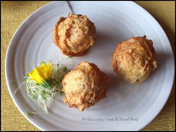 Sze Chuan Court - Fried Beancurd Prawn Dumpling, Celery, Water Chestnut $8.80