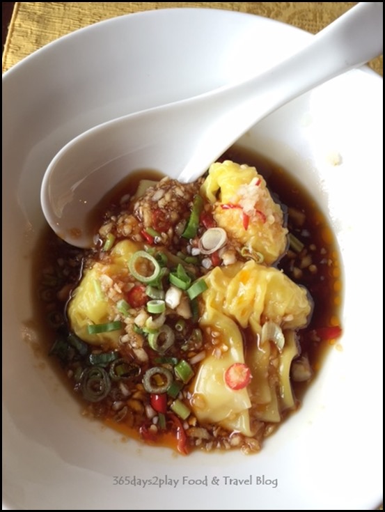 Sze Chuan Court - Poached Prawn Dumpling in Spicy Sour Soy Sauce $7.80
