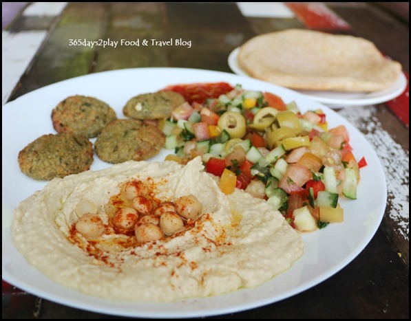 Pasar Bella Pita and Olives - Falafel with Hummus Set (2)