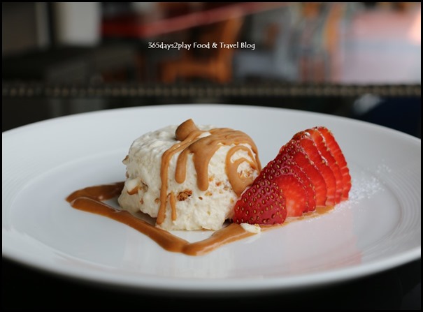 Pepenero - Semifreddo (Forzen zabaglione souffle served with amaretto sauce) $14 (2)