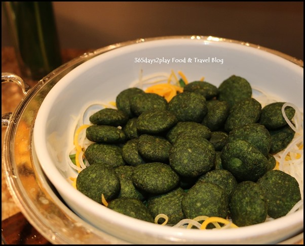 Tiffin Room - Palak Ki Tikki (Deep Fried Spinach Patties with spices)