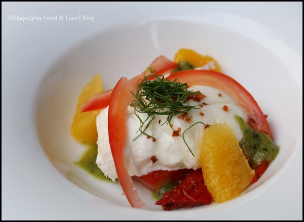 Five Nines - Burrata & Tomato Salad $14