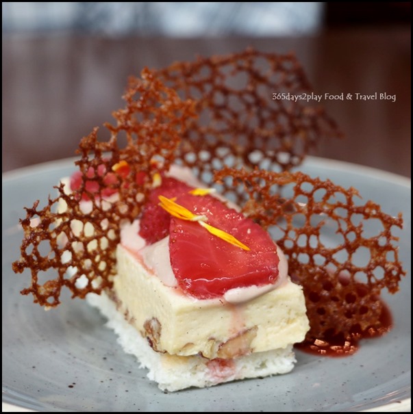 Salt Tapas Bar - Dulce de leche & salted pecan semifreddo, strawberries, wafer - $13  