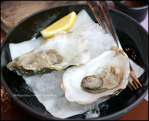 Salt Tapas Bar - Oyster served natural, nam jim dressing - $6  