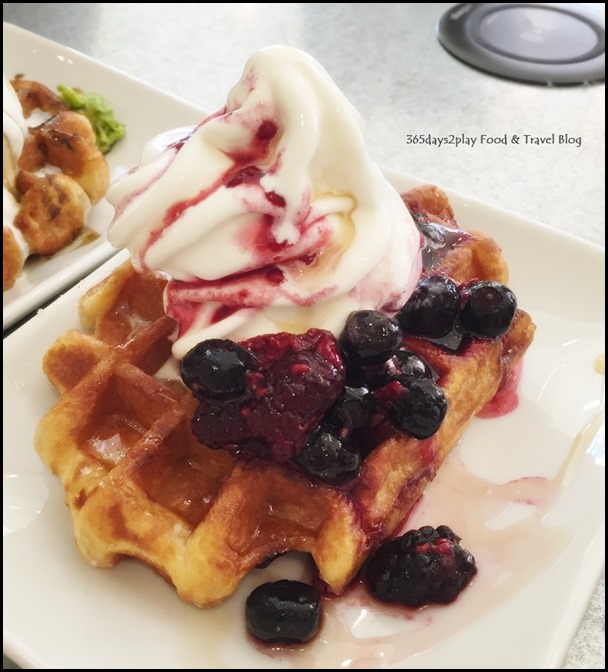 Marine Cove McDonalds Belgian Waffle with Mixed Berries