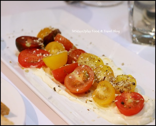 Lamont's - Whipped Persian feta, heirloom tomatoes, dukkha $10.50  (1)