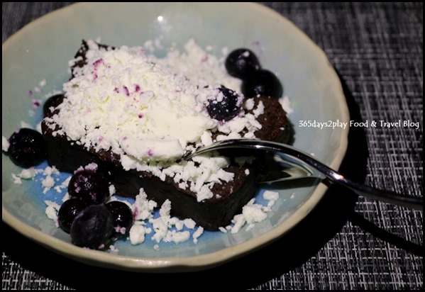 Le Binchotan - Smoked Chocolate (Frozen Blueberry, Yogurt) $15