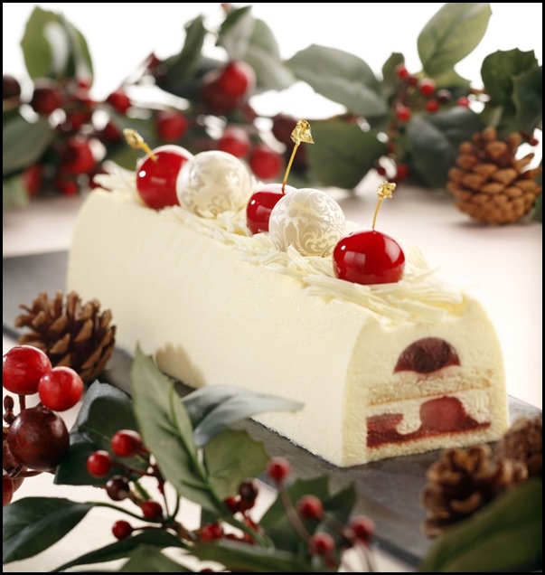 Cherry & Hokkaido Cream Fairy Tale Log