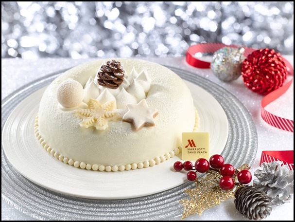 Festive Goodies - Pandan Vanilla Snow White Cake