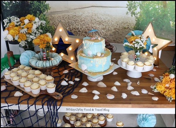 Seaside-themed birthday dessert table (1)