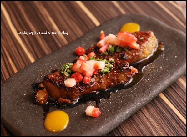 Izy Dining & Bar - Foie Gras (Foie Gras marinated with saikyo miso served with mango passion) $36