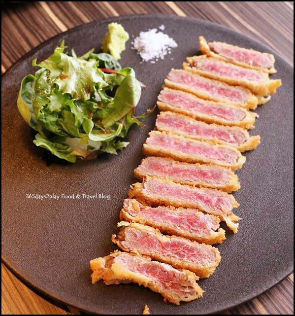 Izy Dining & Bar - Gyu Katsu (Rare Beef Cutlet served with 3 sauces) $35 (1)