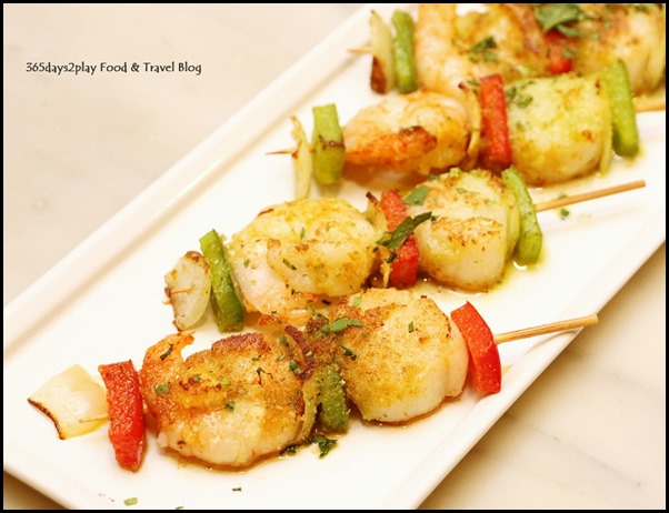 Marriott Cafe - Assorted Grilled Seafood Skewers