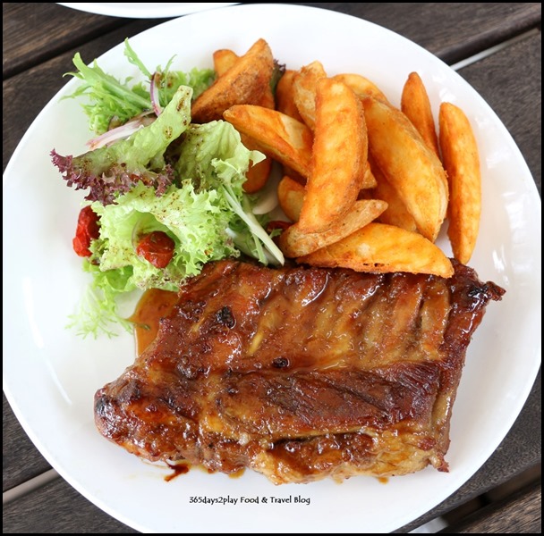 Coastes - Bourbon-glazed pork ribs Half slab $20 Full Slab $30 (1)