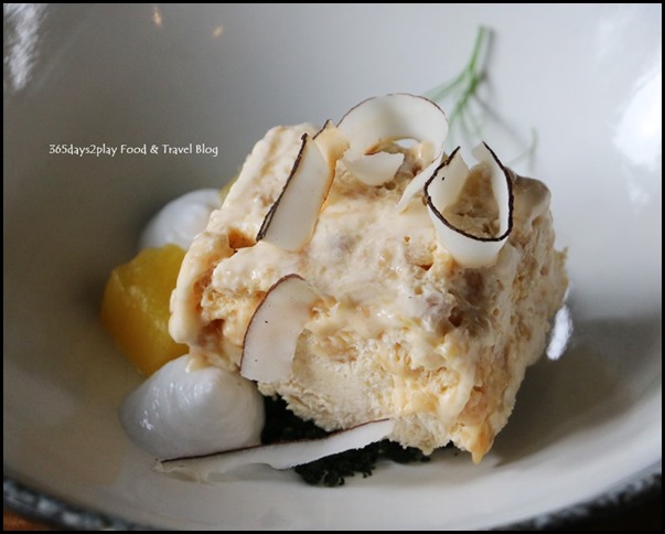 Halia at SBG - Ginger Spice All Things Nice (Coconut mousse, compressed pineapple, dehydrated coconut flesh) $11