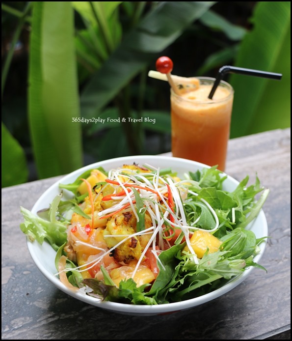 Halia at SBG - Lemongrass & Ginger Prawn Salad $19