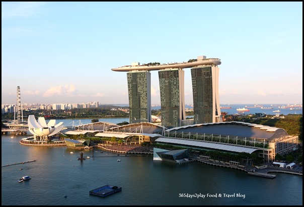 Marina Bay Sands in the evening