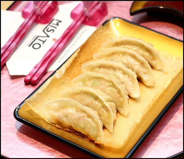 Misato - Handmade Gyoza (Steamed chicken and vegetable dumplings served grilled) $6.90 for 6 pieces, $10.90 for 10 pieces (3)