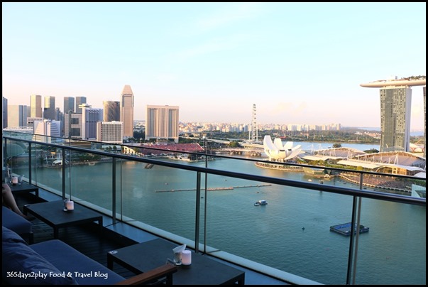 View of Singapore City Skyline