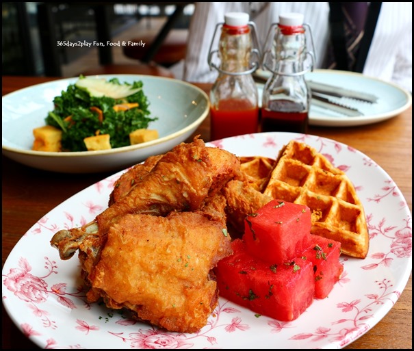 The Bird Southern Table & Bar - Chicken N Watermelon N Waffles  (3)