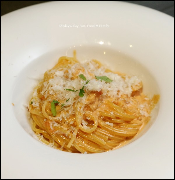 Five Nines - Lobster Spaghetti with creamy tomato sauce