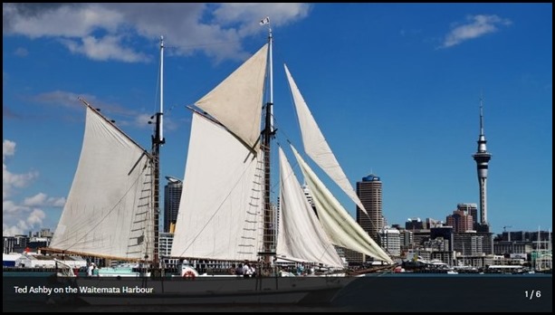 Ted Ashby on the Waitemata Harbour