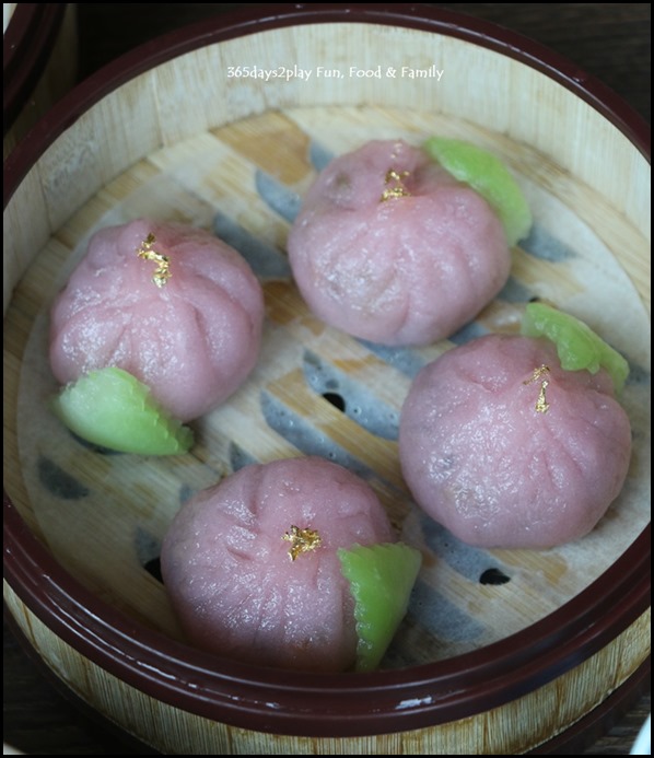 Myo Restobar - Gold Foil Dumplings with Assorted Mushrooms $4.80 for 3