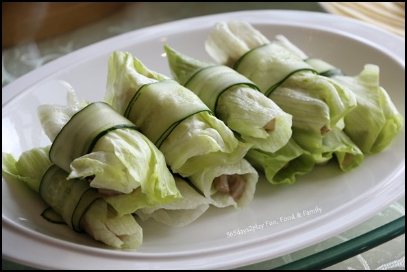 Dragon Bowl Restaurant - Diced duck meat with special sauce wrapped with lettuce (2)