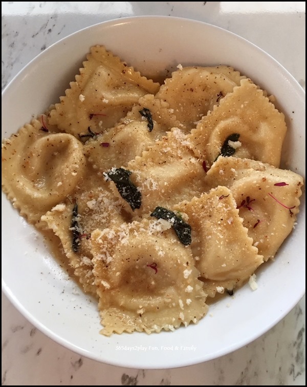 Strong Flour - Pumpkin and Spinach Ravioli $19