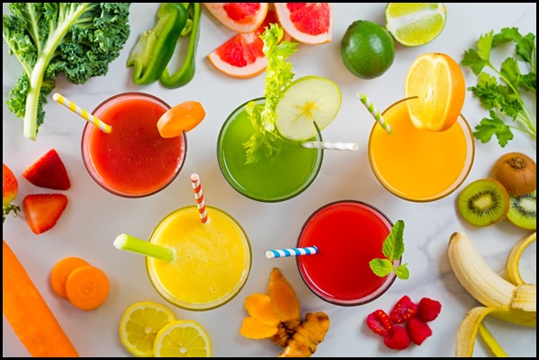 Verde Kitchen - Selection of Fresh Fruit Juices