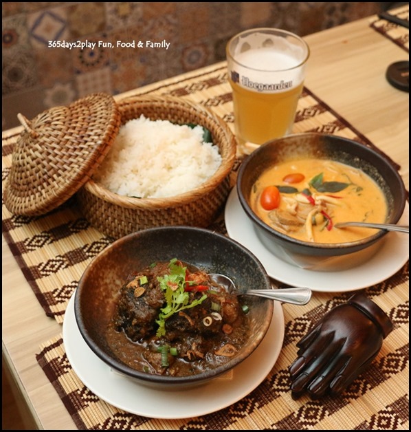 River Wok - Ayam Buah Keluak and Gaeng Phed Ped Yang