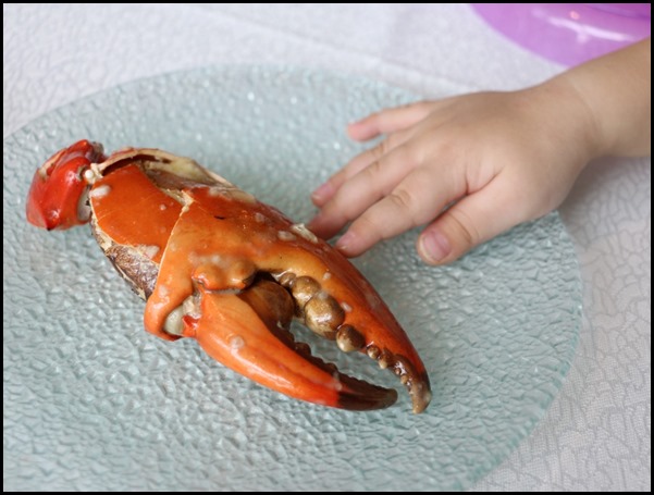 Majestic Bay Seafood - Sauteed mud crab with basil leaves in white wine sauce (1)