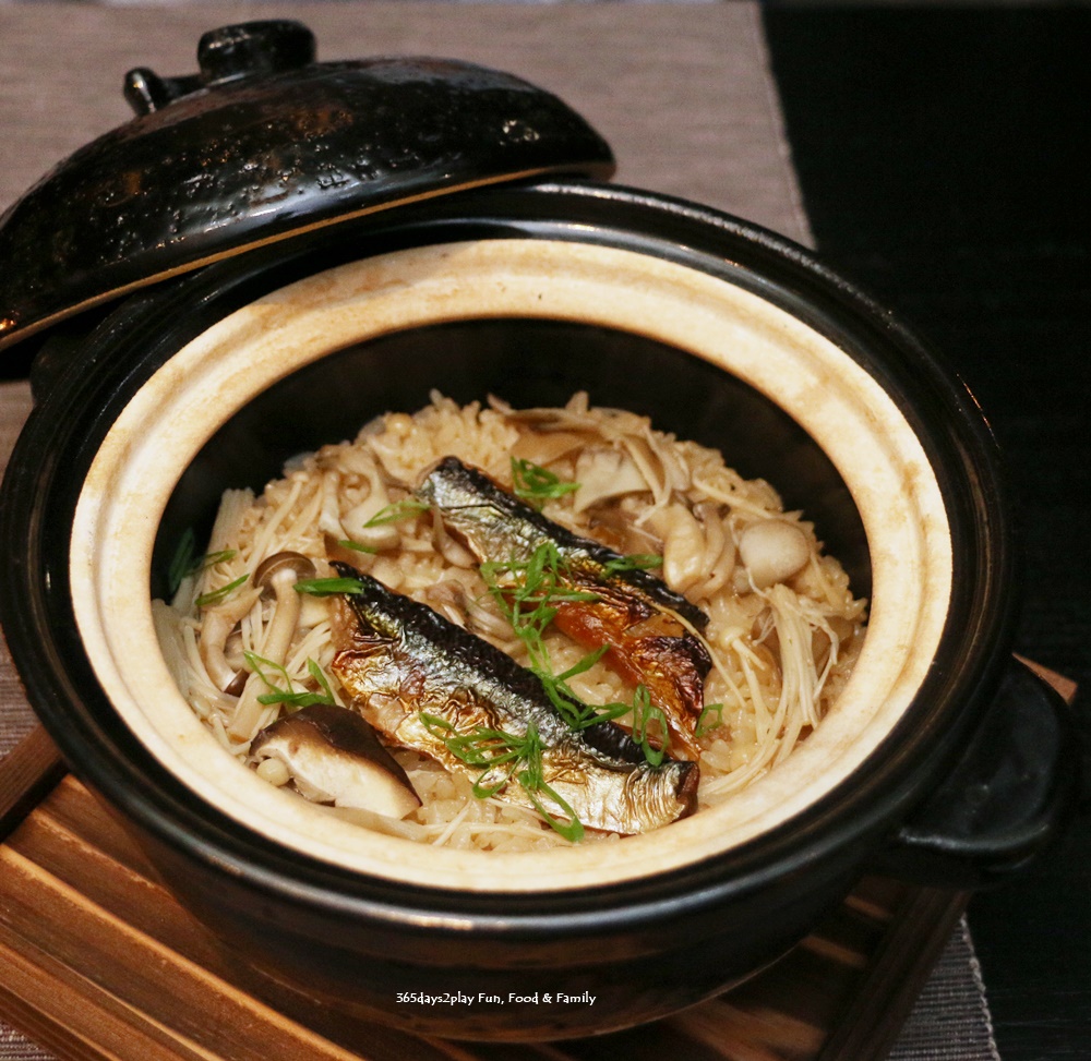 Rizu - Seasonal Japanese Paella with Miso Soup (Saury Fish)