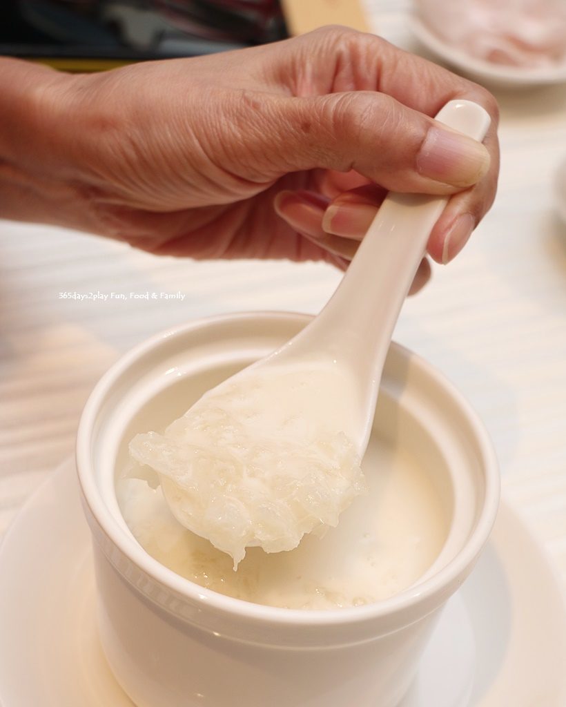 Wan Hao Marriott Chinese New Year Menu - Double-boiled Almond Cream with Bird's Nest