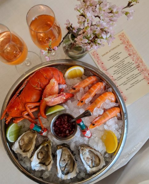 Conrad Sakura Afternoon Tea - Seafood Platter ( Poached Boston Lobster, Irish Oyster, Fresh Prawn)