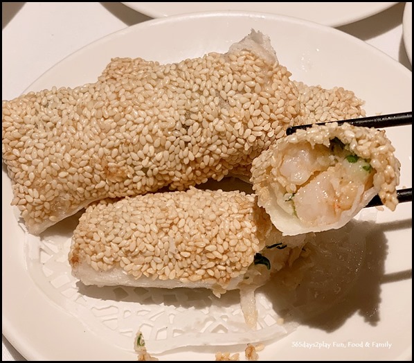 Paper Wrapped Prawns with Sesame seeds