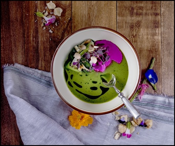 Super Green Warm Soup