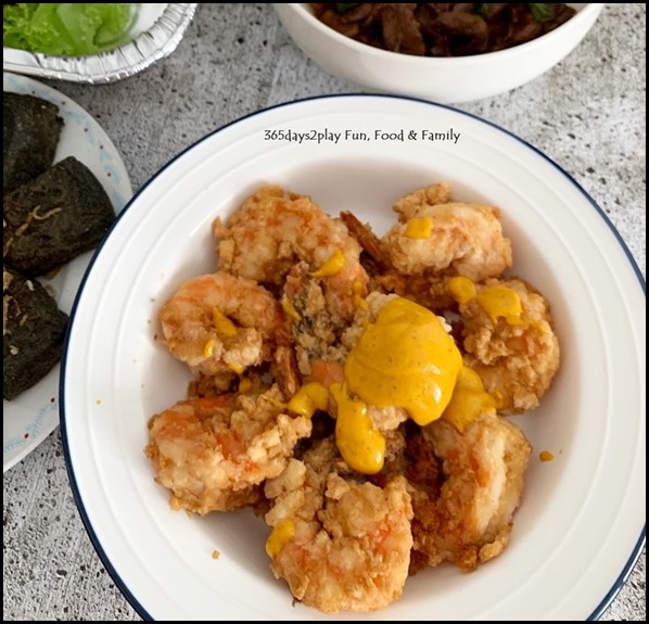 The Famous Kitchen - Salted Egg Prawns with Italian Sauce