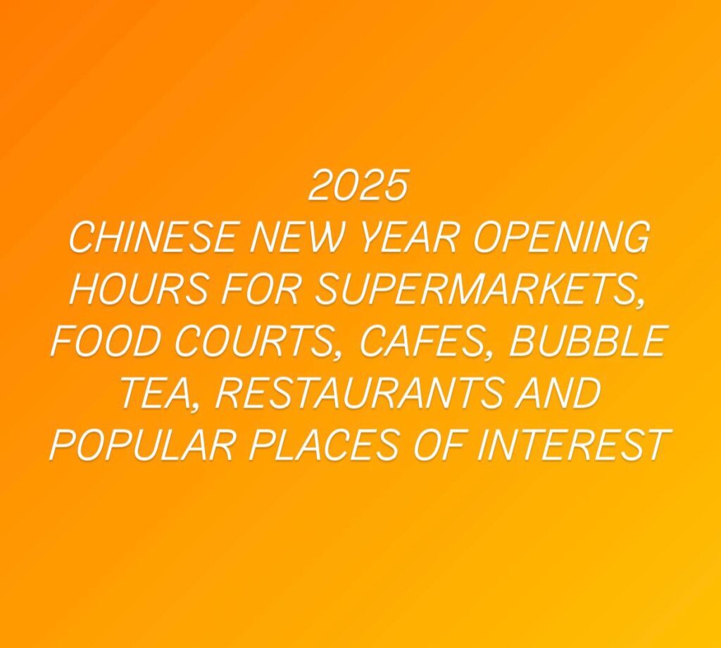 restaurant open during chinese new year